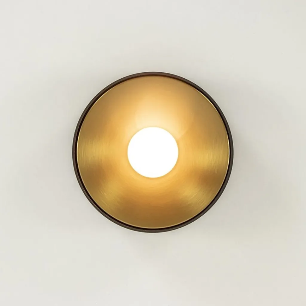 Straluma Plafondlamp Bright 15 zwart/matgoud> Plafondlampen|Opbouwspots