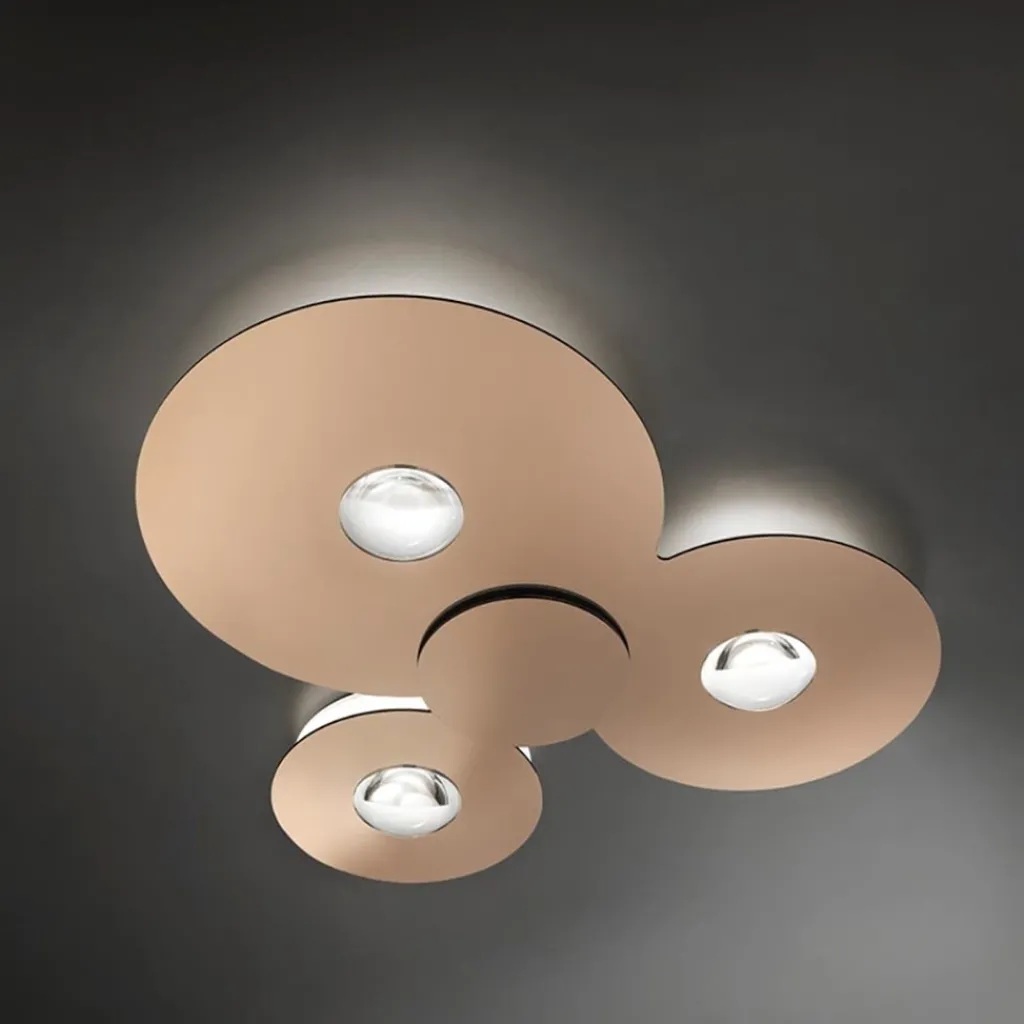 Straluma Plafondlamp Bugia Triple glossy bronze> Plafondlampen|Plafonnières