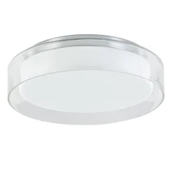 Straluma Plafondlamp chroom/clear IP44 3-step dim> Plafondlampen|Plafonnières