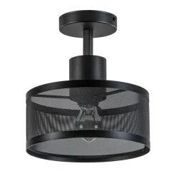 Straluma Plafondlamp cilinder geperforeerd zwart><noscript><img width=