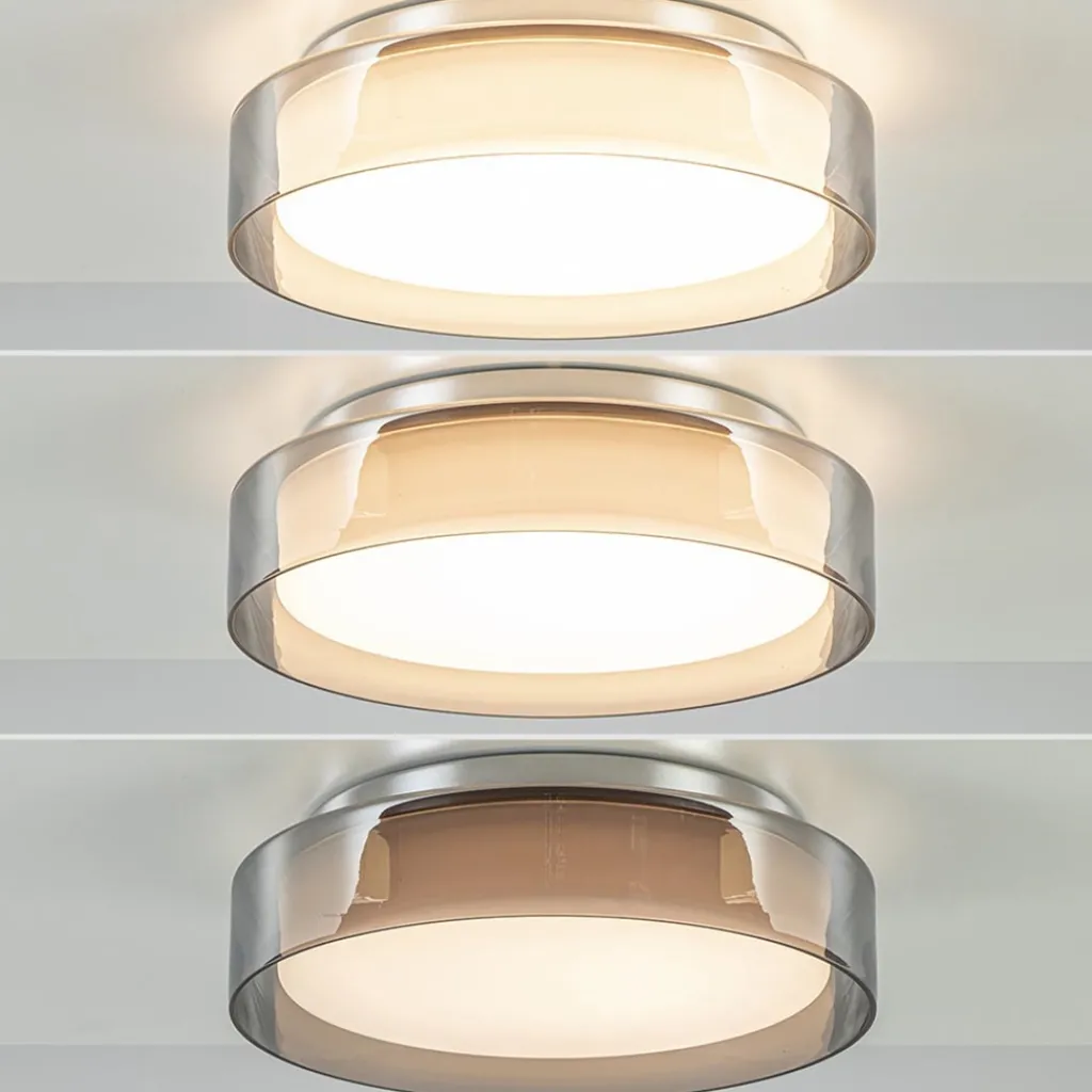 Straluma Plafondlamp Clear 35cm IP44 3-switchdim> Plafondlampen|Plafonnières