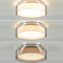 Straluma Plafondlamp Clear 30cm IP44 3-switchdim> Plafondlampen|Plafonnières