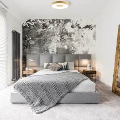 Straluma Plafondlamp Coin 50 hout + remote CCT><noscript><img width=