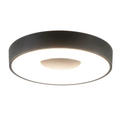 Straluma Plafondlamp Coin 38 zwart + remote CCT> Plafondlampen|Plafonnières