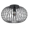Straluma Plafondlamp donut draad zwart 40cm> Draadlampen|Woonkamerlampen