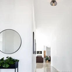 Straluma Plafondlamp donut klein draad zwart 25cm><noscript><img width=