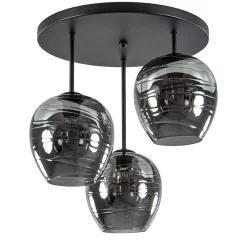 Straluma Plafondlamp Fantasy Apple 3L zwart/smoke> Keukenverlichting|Halverlichting