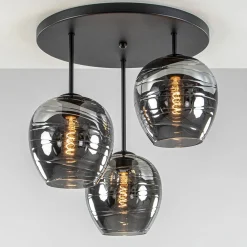 Straluma Plafondlamp Fantasy Apple 3L zwart/smoke> Keukenverlichting|Halverlichting