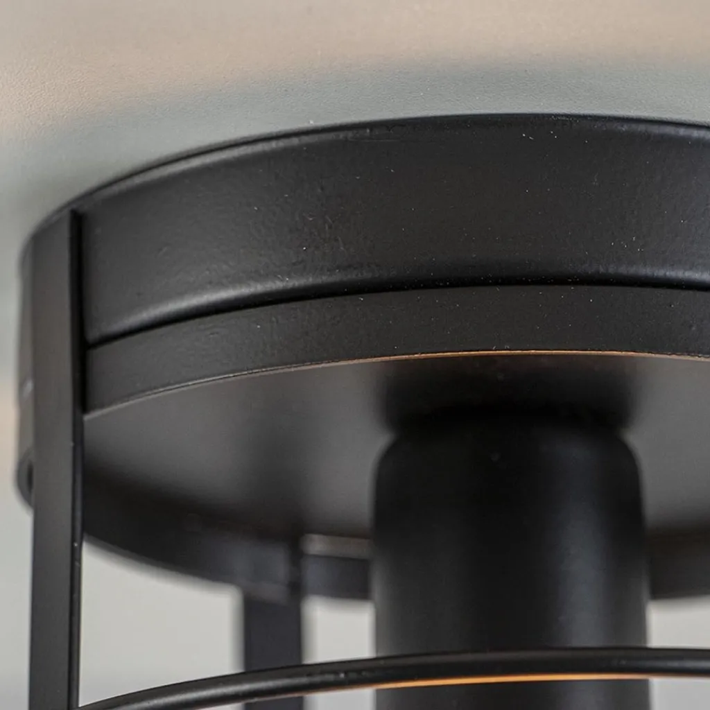 Straluma Plafondlamp kooi zwart> Kooilampen|Woonkamerlampen