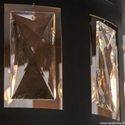 Straluma Plafondlamp Kristall Black met pegels><noscript><img width=