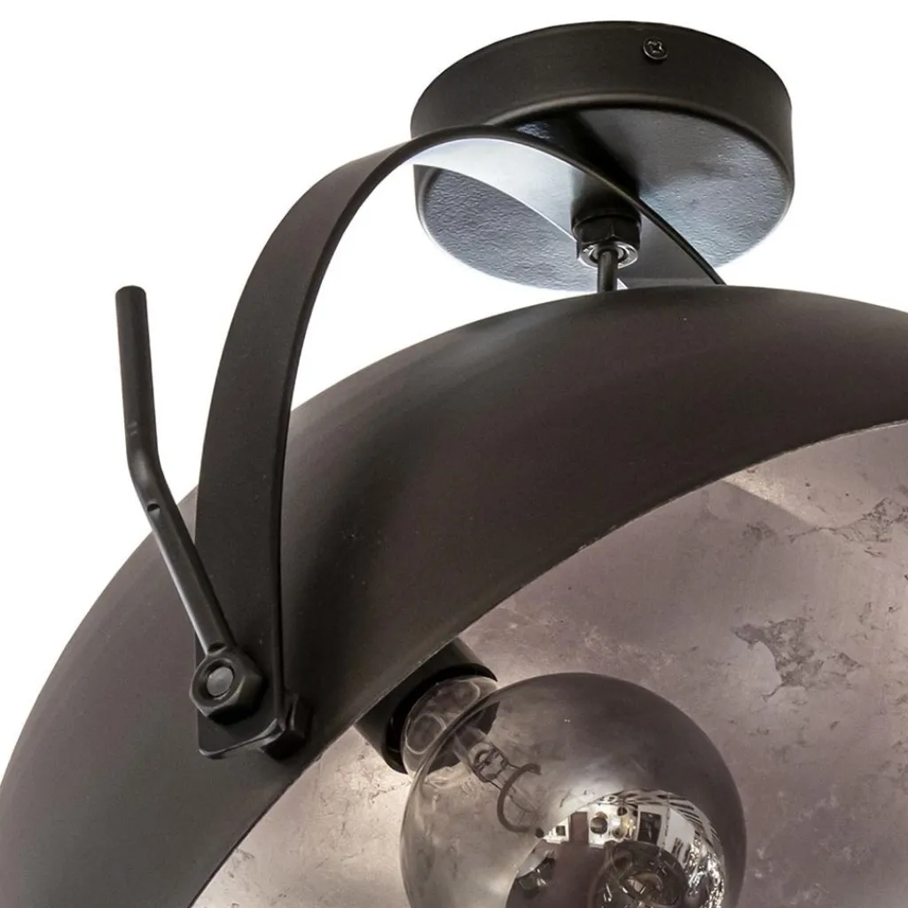 Straluma Plafondlamp Larino gunmetal/silverleaf 40 cm> Plafondlampen|Design Verlichting