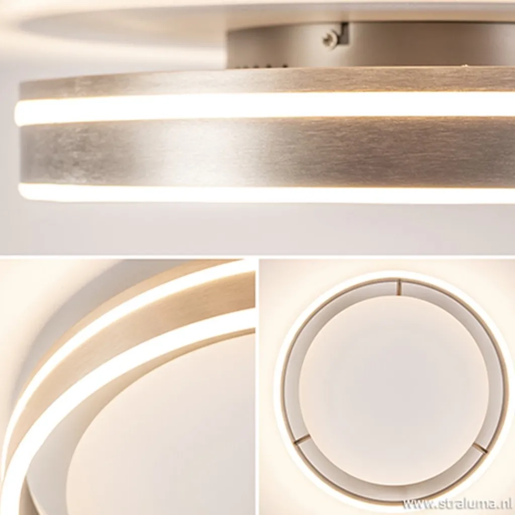 Straluma Plafondlamp Led Cirkel rvs 40cm> Plafondlampen|Plafonnières