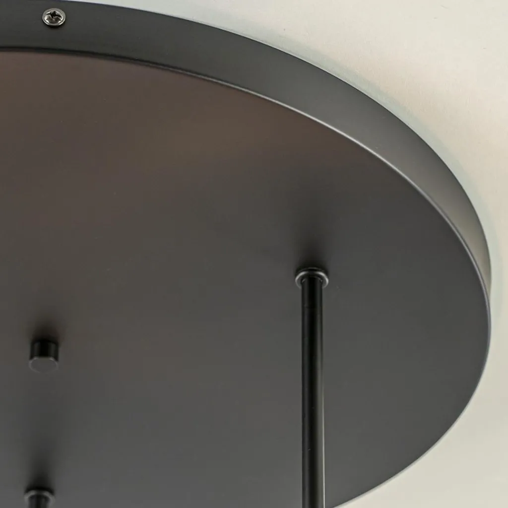 Straluma Plafondlamp 3-lichts zwart ex. e27> Halverlichting|Plafondlampen