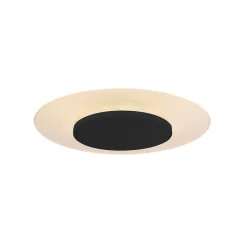 Straluma Plafondlamp Lido zwart 29cm indirect> Plafondlampen|Plafonnières