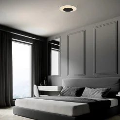 Straluma Plafondlamp Lido zwart 29cm indirect><noscript><img width=