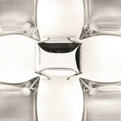 Straluma Plafondlamp Mida silver 50cm> Plafonnières|Slaapkamerlampen