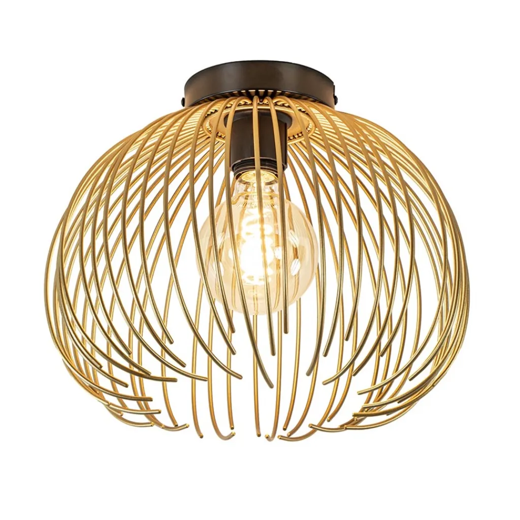 Straluma Plafondlamp Nest matgoud/zwart> Plafondlampen|Decoratieve Verlichting