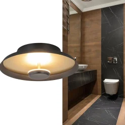 Straluma Plafondlamp Oro 25cm zwart/goud><noscript><img width=