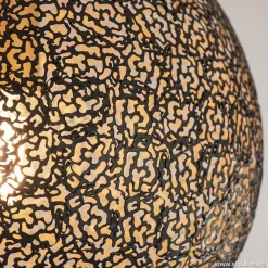 Straluma Plafondlamp Oronero bol zwart/goud 30cm><noscript><img width=