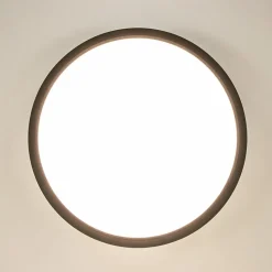 Straluma Plafondlamp Piatto 30 zwart + bew.sensor><noscript><img width=