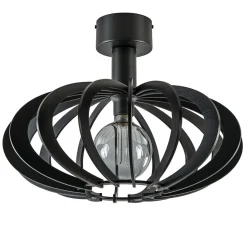 Straluma Plafondlamp Plywood zwart hout><noscript><img width=