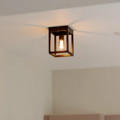 Straluma Plafondlamp vierkant frame klein zwart><noscript><img width=