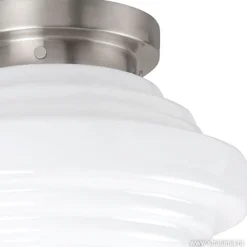 Straluma Plafondlamp York art deco opaal glas><noscript><img width=