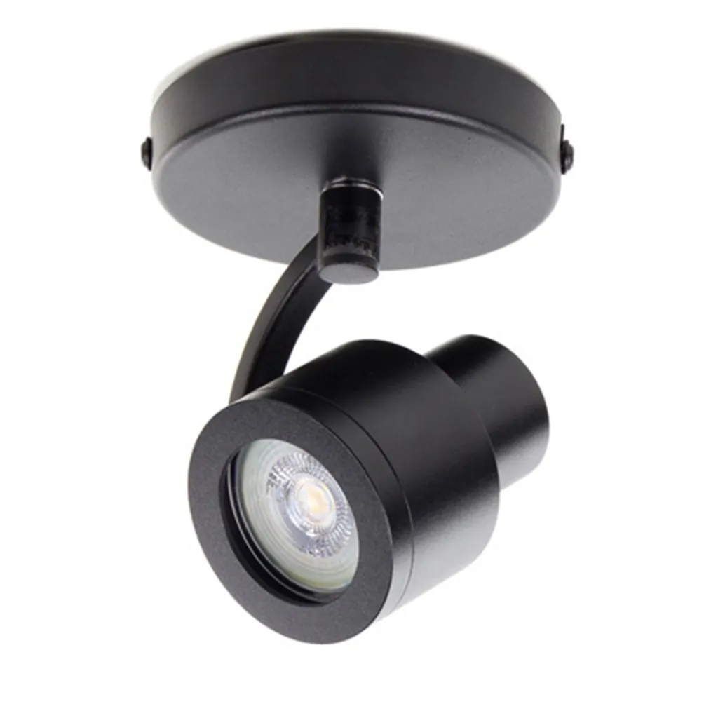 Straluma Plafondspot Alto 1l zwart gu10> Plafondlampen|Opbouwspots