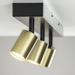 Straluma Plafondspot Bounce 3L 70cm zwart/goud><noscript><img width=