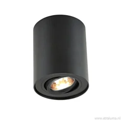 Straluma *Plafondspot cilinder zwart verstelbaar> Opbouwspots|Woonkamerlampen