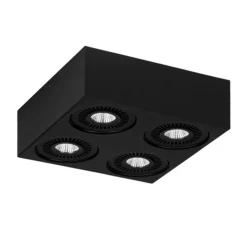 Straluma Plafondspot Eye box 4L zwart 3000k><noscript><img width=