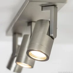 Straluma Plafondspot Halo 3L balk rvs gu10><noscript><img width=