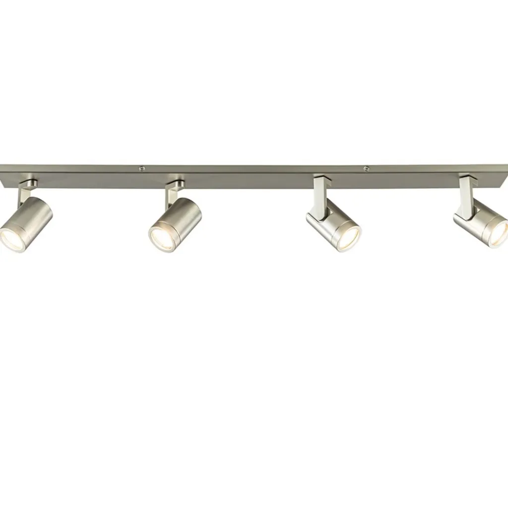 Straluma Plafondspot Halo 4L balk rvs gu10> Opbouwspots|Halverlichting