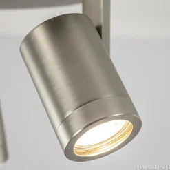 Straluma Plafondspot Halo 3L rond rvs><noscript><img width=