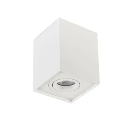 Straluma Plafondspot kubus wit verstelbaar gu10><noscript><img width=