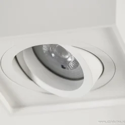 Straluma Plafondspot kubus wit verstelbaar gu10><noscript><img width=