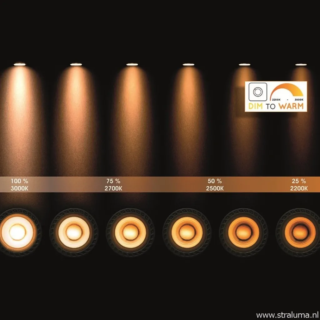 Straluma Plafondspot kubus zwart gu10-111 dtw> Plafondlampen|Opbouwspots