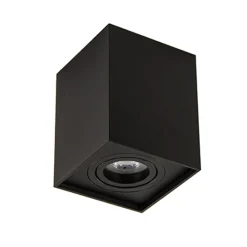 Straluma Plafondspot kubus zwart kantelbaar gu10><noscript><img width=