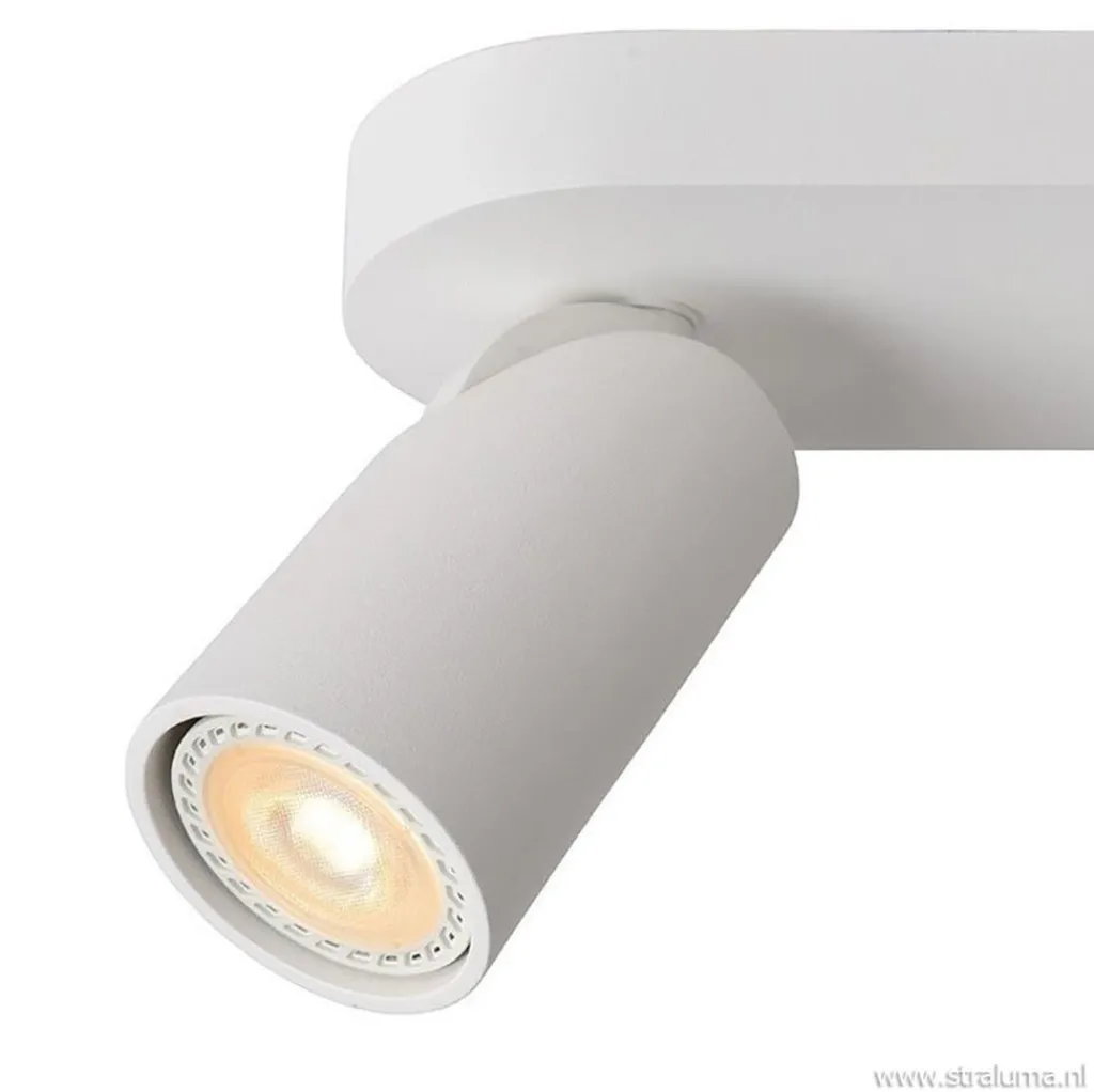Straluma Plafondspot 2L wit incl.gu10 dtw> Plafondlampen|Opbouwspots