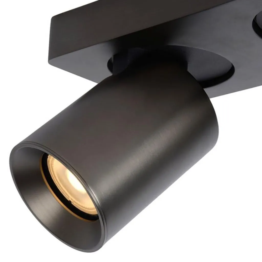 Straluma Plafondspot 2-lichts gunmetal incl. gu10> Plafondlampen|Opbouwspots