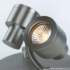 Straluma Plafondspot 2-lichts rond nikkel gu10><noscript><img width=