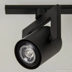 Straluma Plafondspot 3-lichts zwart incl.gu10><noscript><img width=