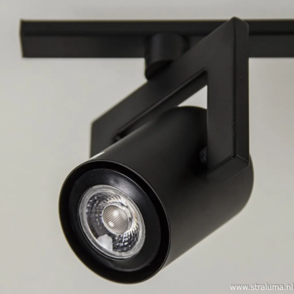 Straluma Plafondspot 3-lichts zwart incl.gu10> Plafondlampen|Opbouwspots