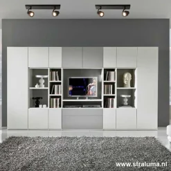 Straluma Plafondspot mat zwart balk 2-lichts gu10><noscript><img width=