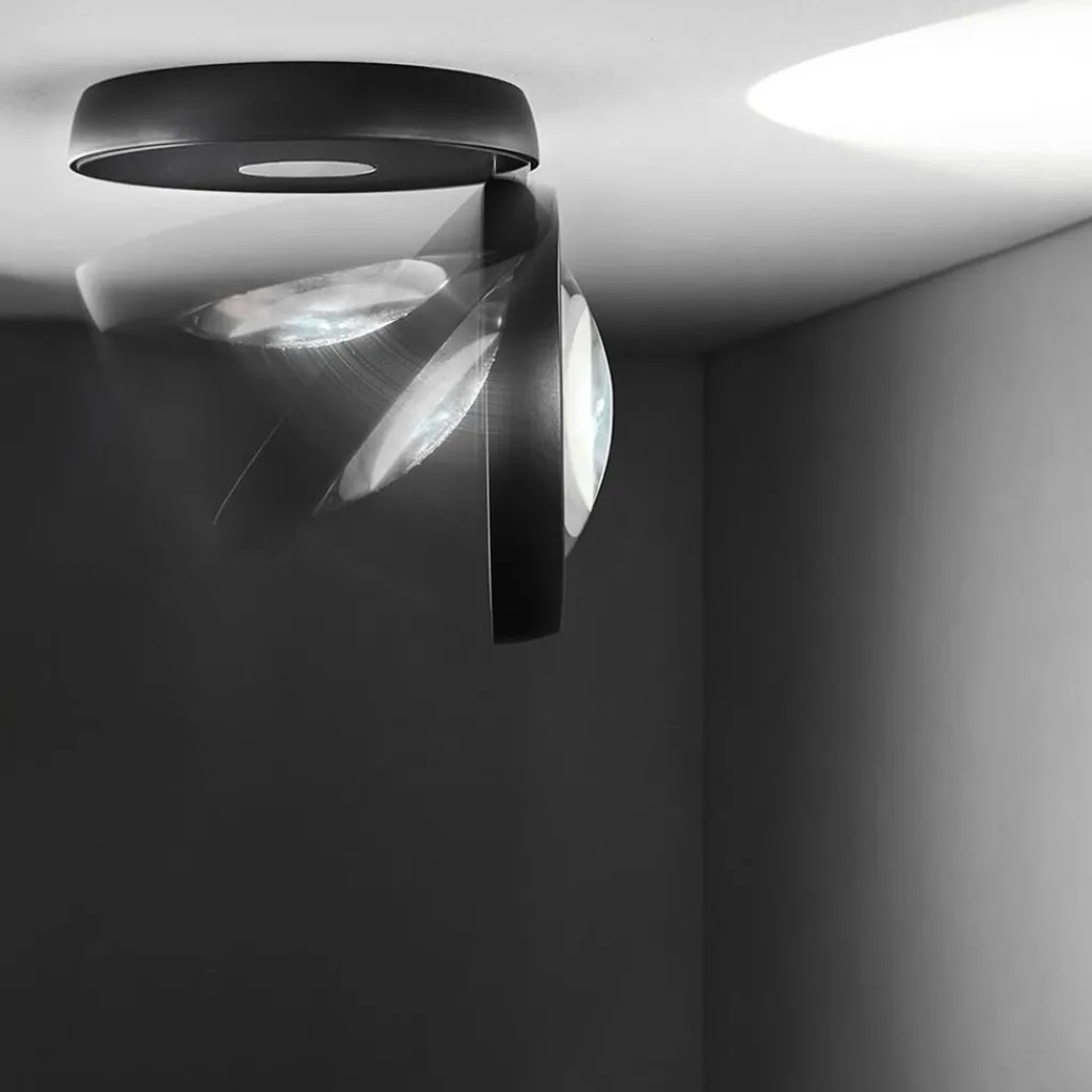 Straluma Plafondspot Nautilus zwart> Plafondlampen|Opbouwspots