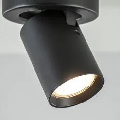 Straluma Plafondspot Oliver enkel tube zwart gu10><noscript><img width=