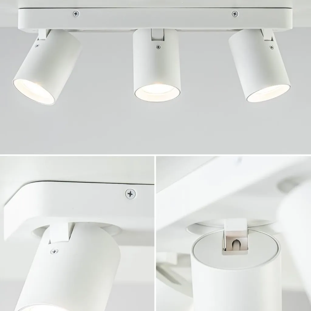 Straluma Plafondspot Oliver 3L balk wit gu10> Opbouwspots|Keukenverlichting