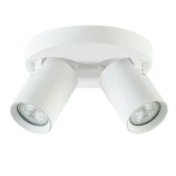 Straluma Plafondspot Oliver 2L rond tube wit gu10><noscript><img width=