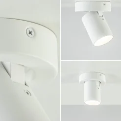 Straluma Plafondspot Oliver 1L tube wit gu10><noscript><img width=