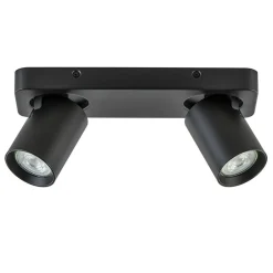 Straluma Plafondspot Oliver 2L zwart balk+tubes><noscript><img width=